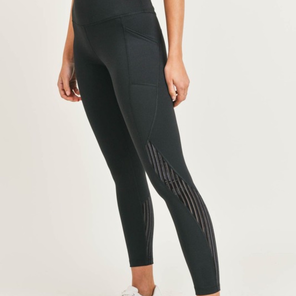 NWT Burnout Splice High-waisted Leggings